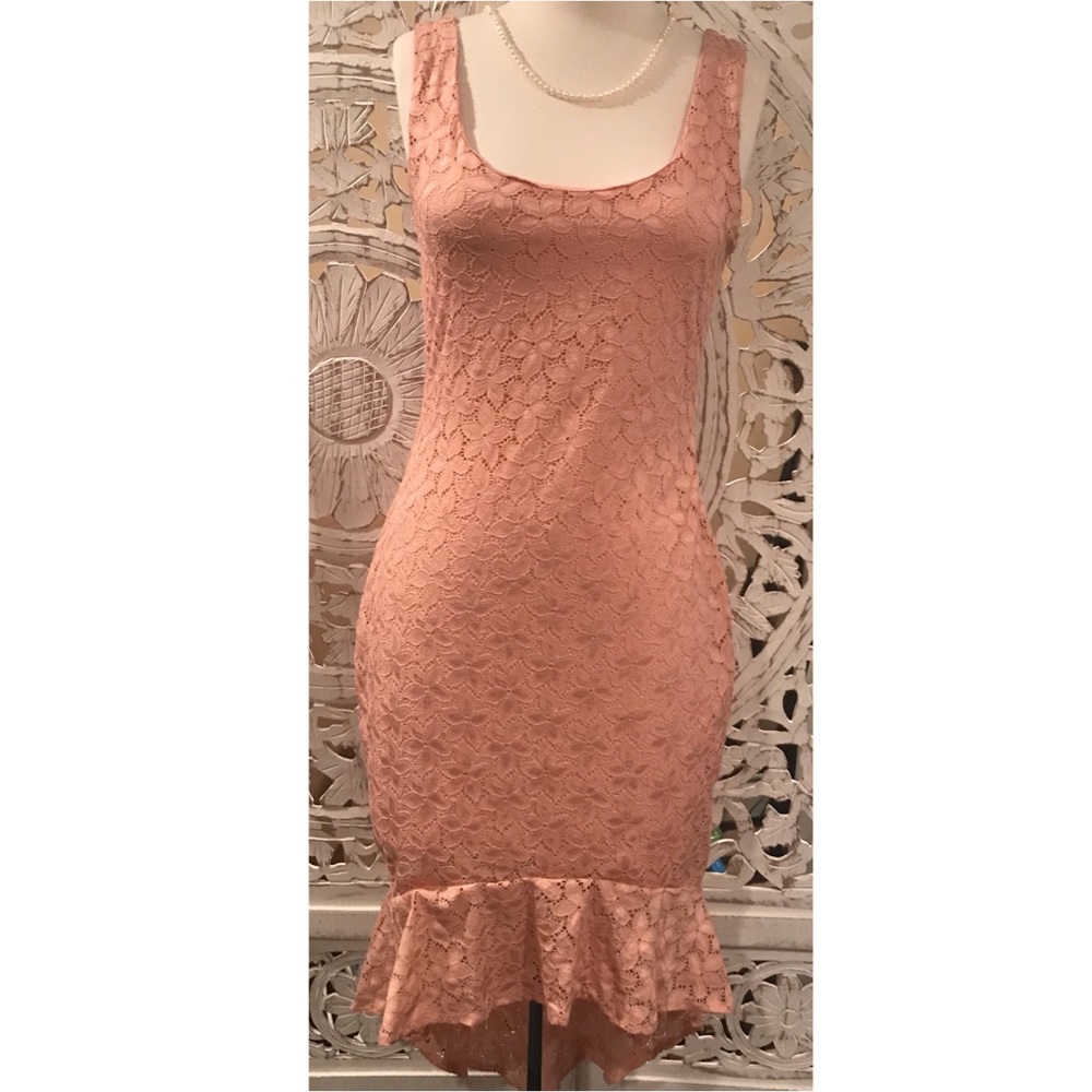 Forever 21 Pink High Low Dress M